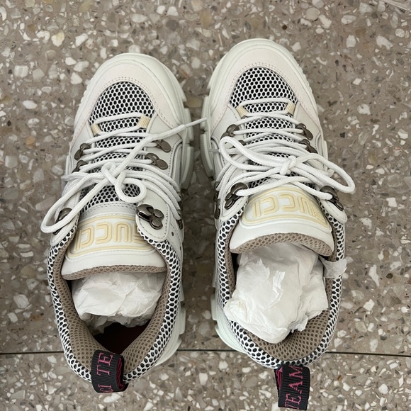 NIB AUTHENTIC GUCCI GLASHTREK SNEAKER - Picture 4 of 16